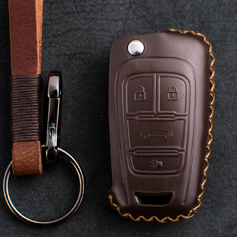 Luxury Leather Car Key Case- Key Model C3