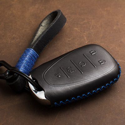 Luxury Leather Car Key Case- Key Model C7