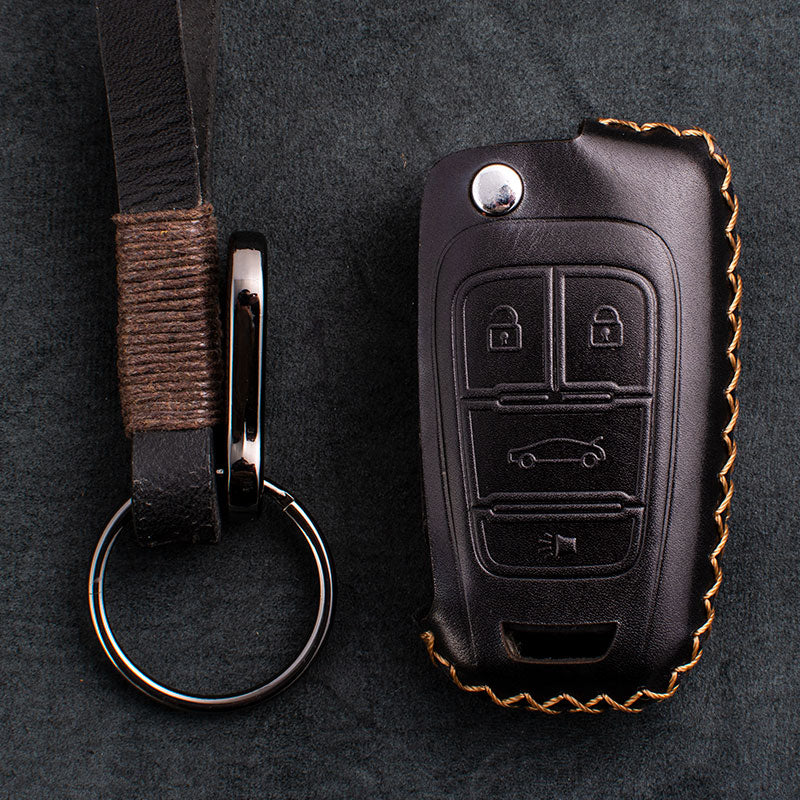 Luxury Leather Car Key Case- Key Model C3