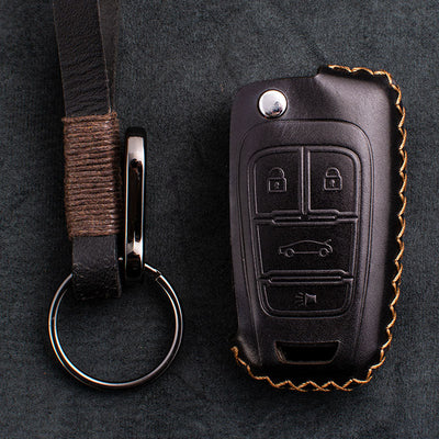 Luxury Leather Car Key Case- Key Model C3