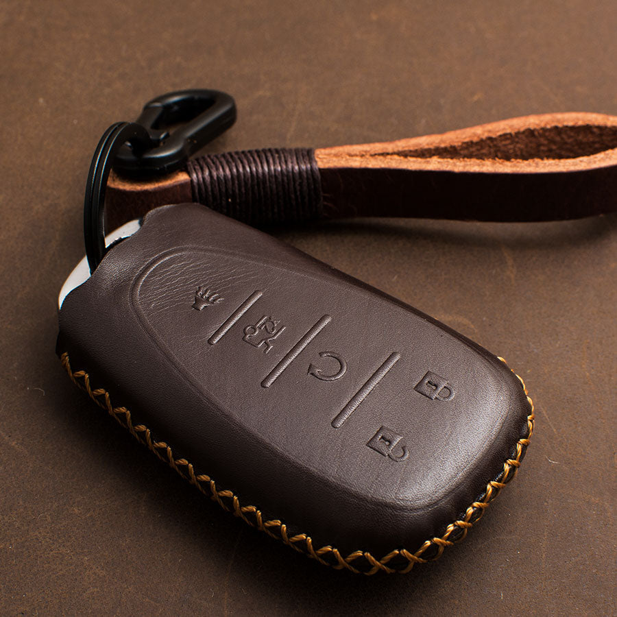 Luxury Leather Car Key Case- Key Model C7