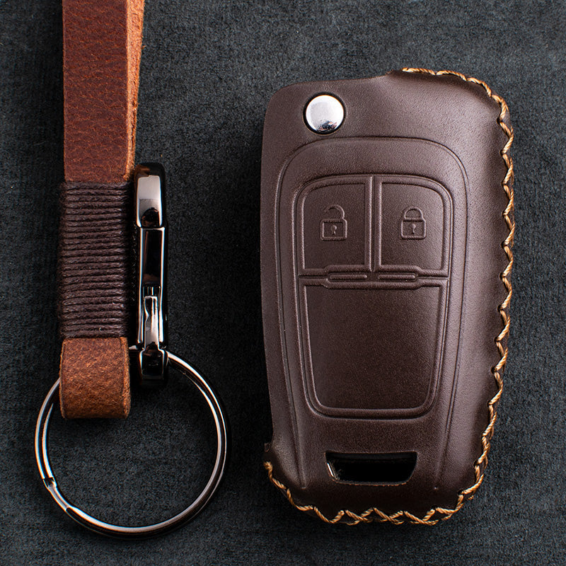 Luxury Leather Car Key Case- Key Model C1