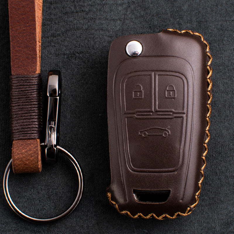 Luxury Leather Car Key Case- Key Model C2