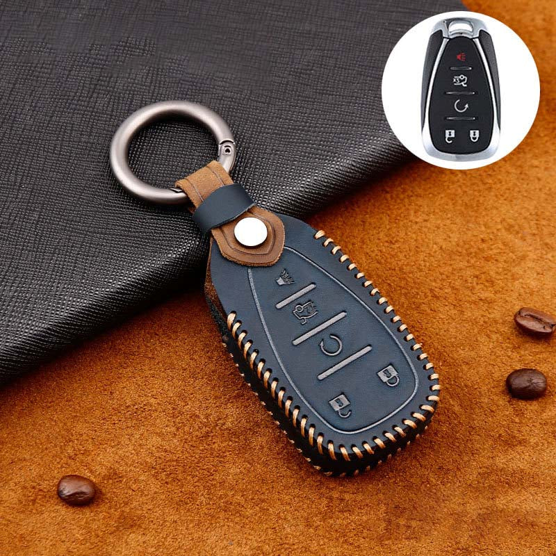 Luxury Leather Car Key Case - Key Model C7