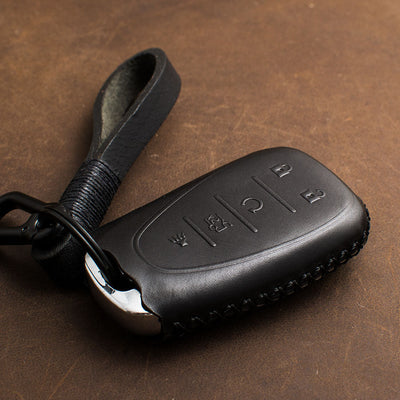 Luxury Leather Car Key Case- Key Model C7