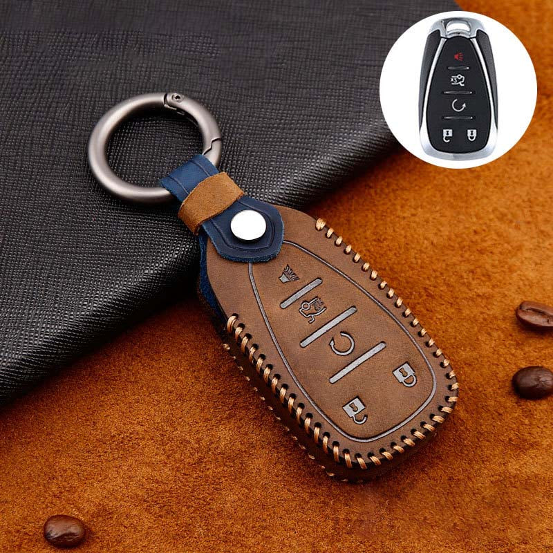 Luxury Leather Car Key Case - Key Model C7