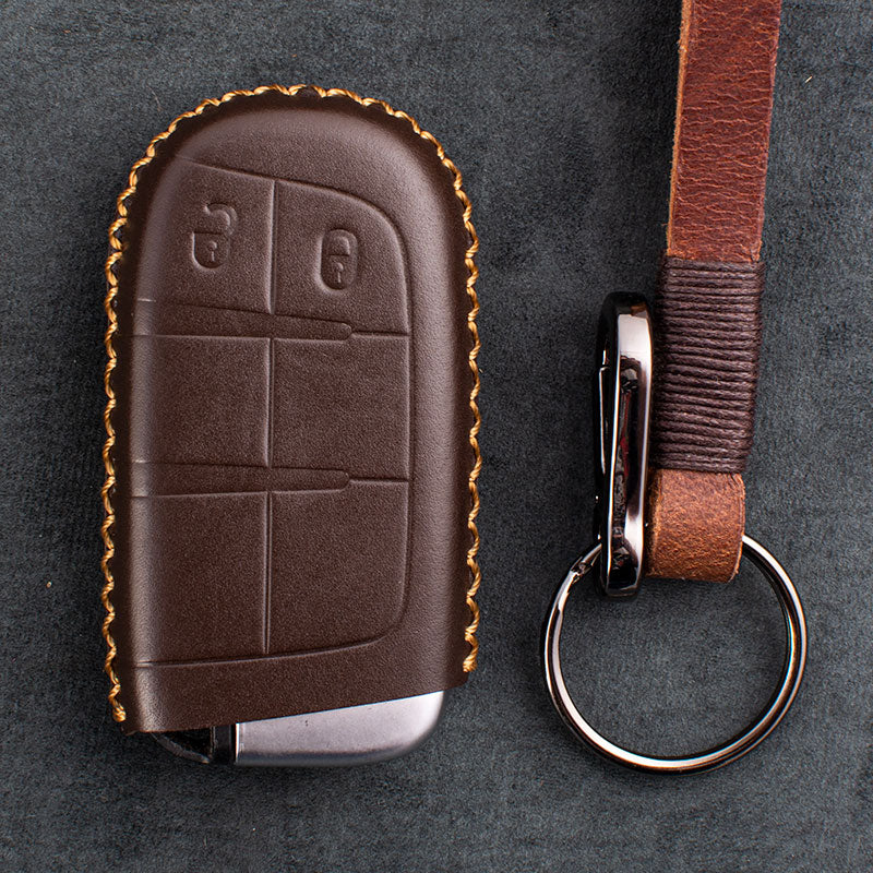 Genuine Leather Car Key Case - Key Model J1