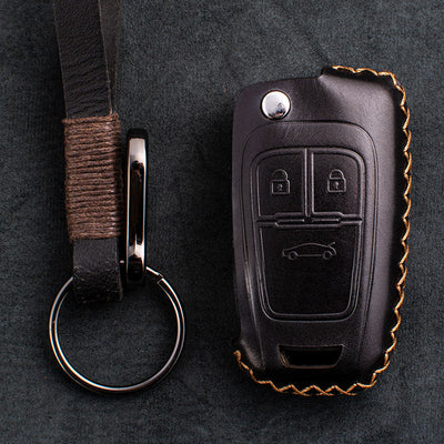 Luxury Leather Car Key Case- Key Model C2