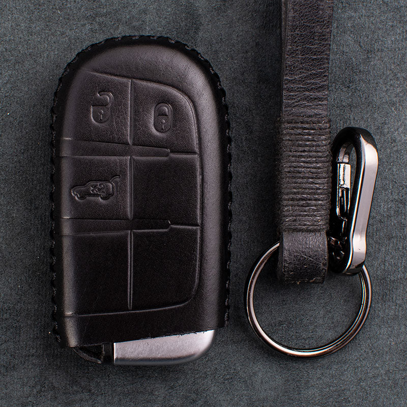 Genuine Leather Car Key Case - Key Model J2