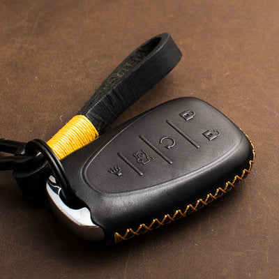 Luxury Leather Car Key Case- Key Model C7