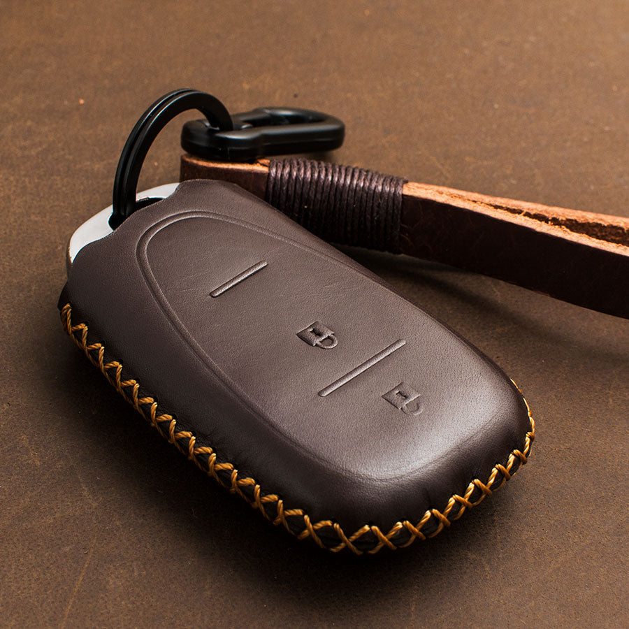 Luxury Leather Car Key Case- Key Model C8