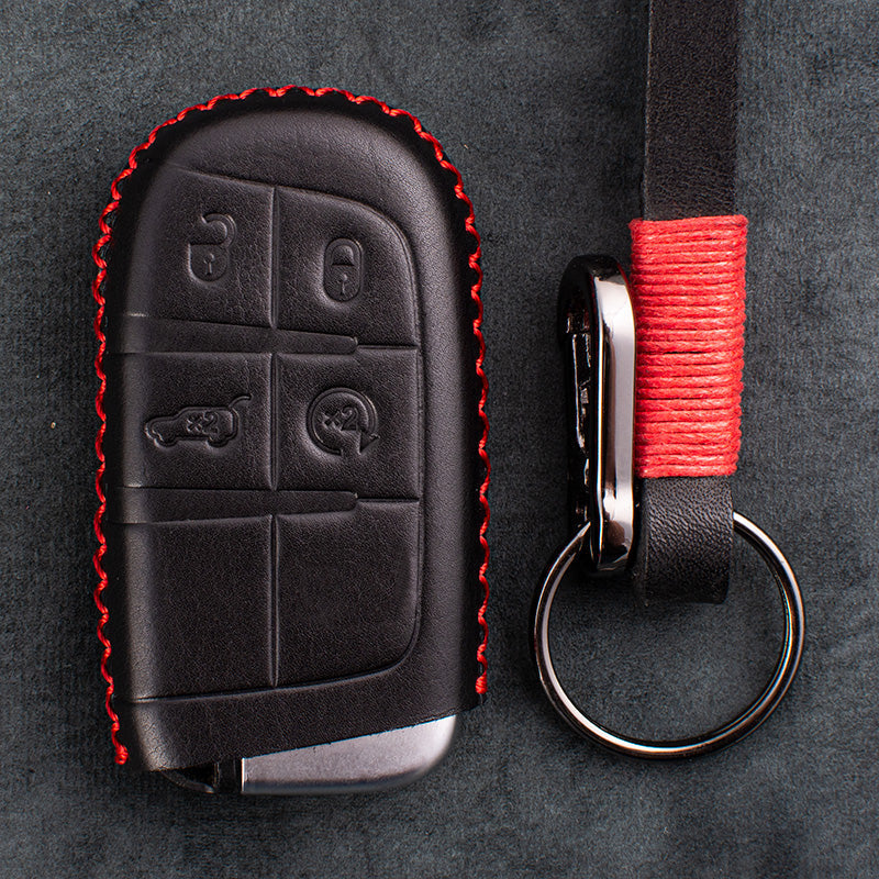 Genuine Leather Car Key Case - Key Model J3