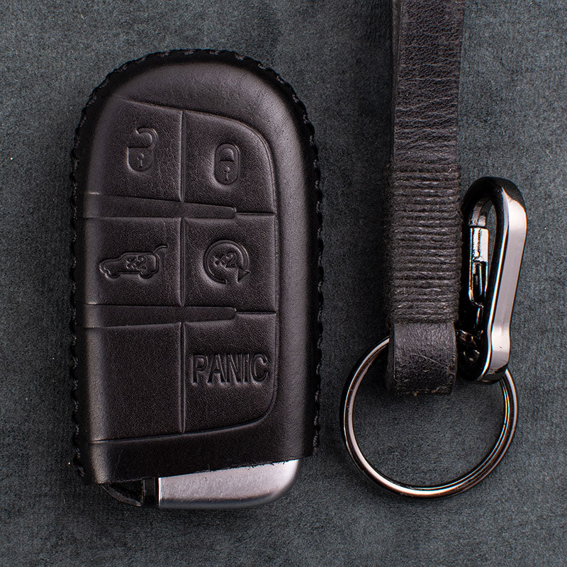 Genuine Leather Car Key Case - Key Model J4