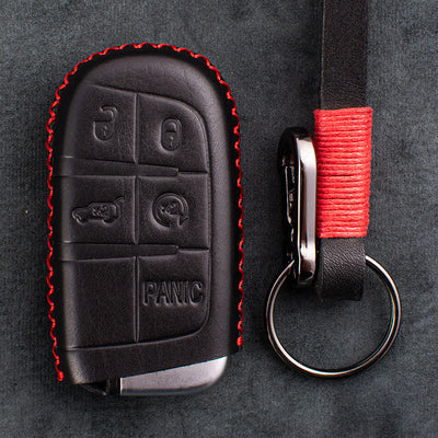 Genuine Leather Car Key Case - Key Model J4