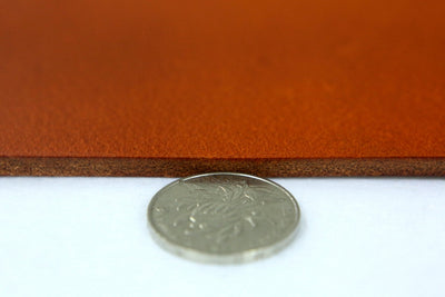 Thick vegetable tanned leather mouse pad mat