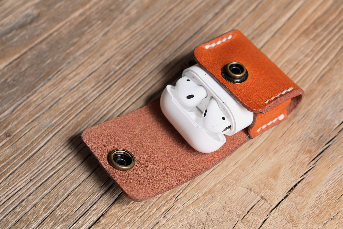 custom leather airpod air pod case cover